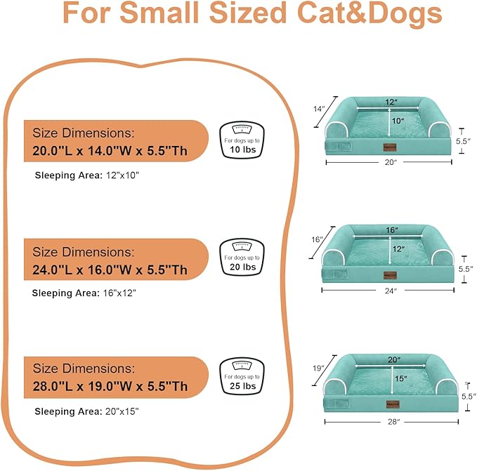 Small Dog Bed Orthopedic Washable: Beds Bolster Small Sized Dogs Bed Egg Crate - Image 6