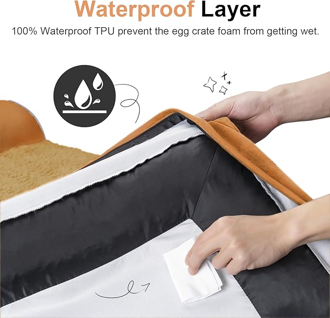 Large Dog Bed Orthopedic Washable: Beds Bolster XXL Bed Big XLarge Dogs Egg - Image 4