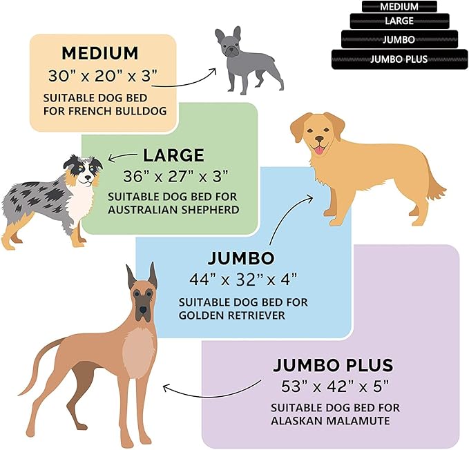 Dog Bed Cover for 44" L 32" W 4" H - Image 2