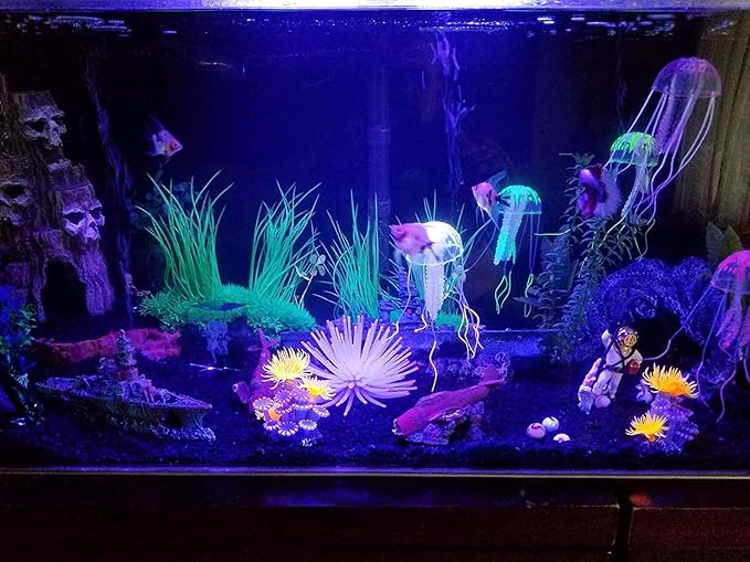 LED Aquarium Light, 7.5inch Colorful Fish Tank Light Submersible Underwater - Image 7