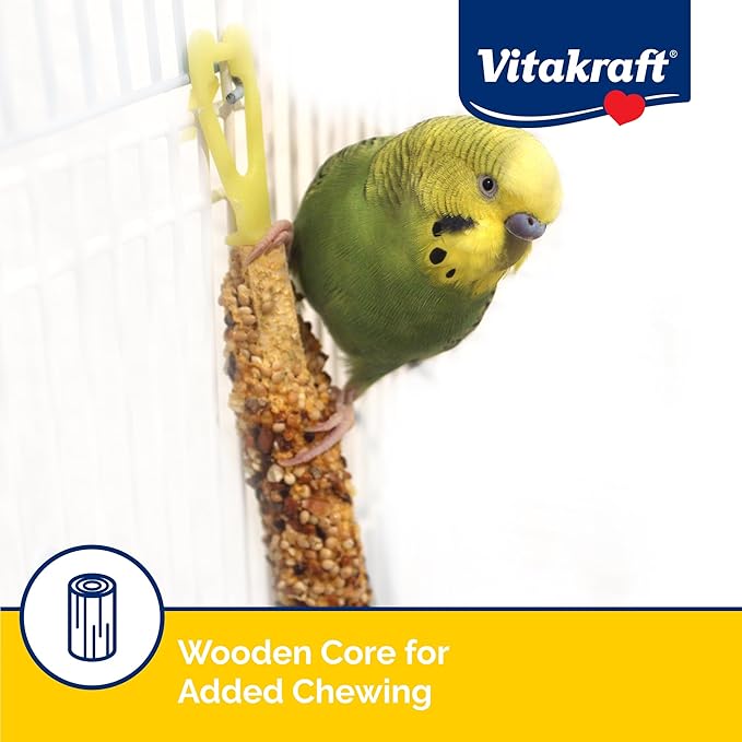 Vitakraft Parakeet Whole Grains & Orange & Apricot Treat Sticks, 1.6 Ounce - Image 5