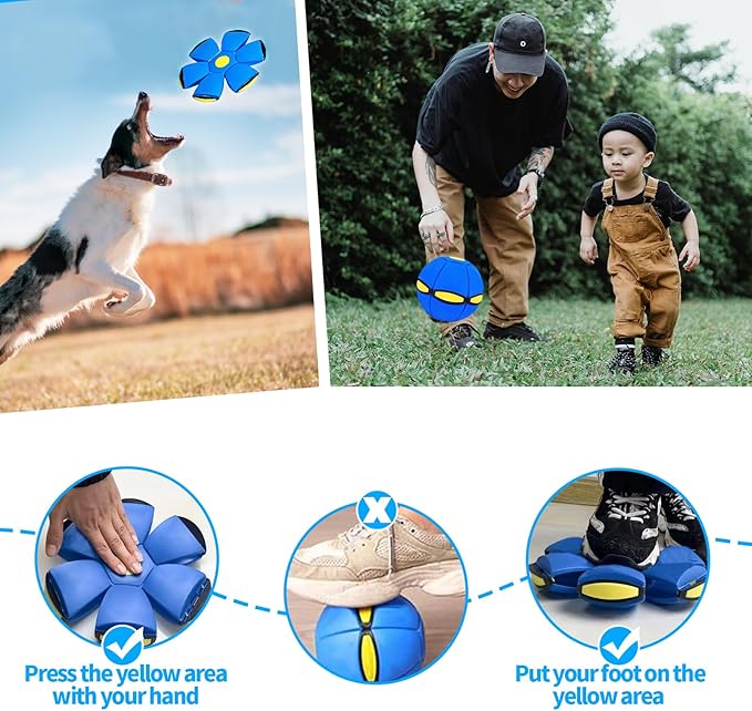 Dog Flying Disc, Pet Toy Flying Saucer Ball - Image 6