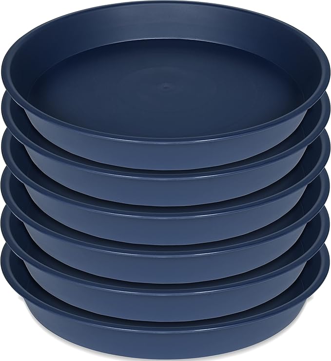 2 Pack of 10 inch Plant Saucer Gray, Heavy Duty Plastic Plant Saucer 10 inch - Image 8