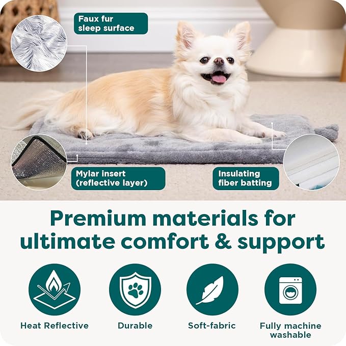 FurHaven ThermaNAP Self Warming Cat Mat, Dog Bed - Image 5