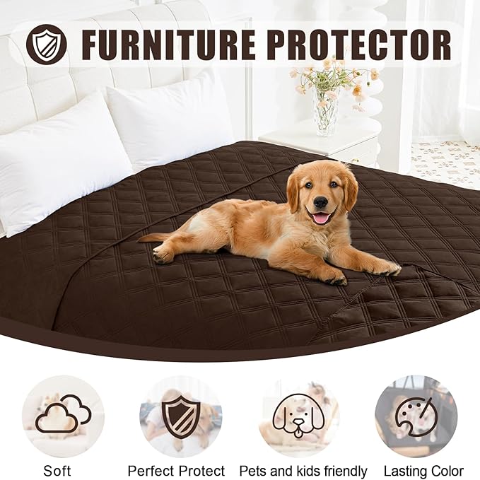 Smiry Waterproof Dog Bed Cover Blanket 30x53, Soft Reversible Pet Blanket - Image 8
