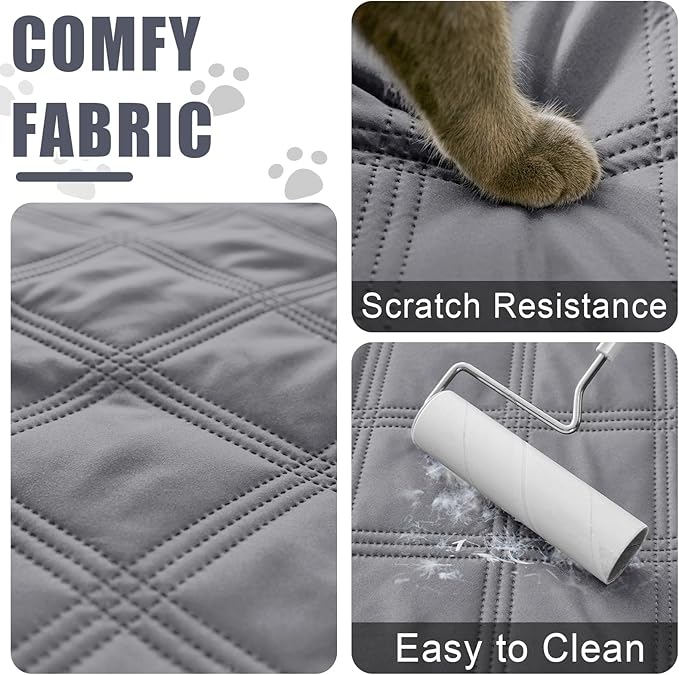 Smiry Waterproof Dog Bed Cover Blanket 82x102, Soft Reversible Pet Blanket - Image 4