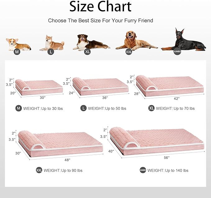 Orthopedic Dog Bed Medium Size Dog - Image 7