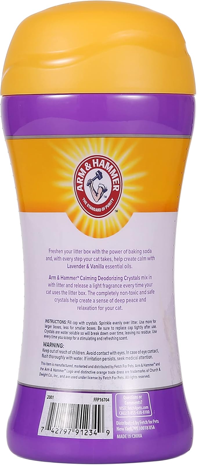 Arm & Hammer Deodorizing Cat Litter Crystals, Lavender & Vanilla Scent | Odor - Image 2