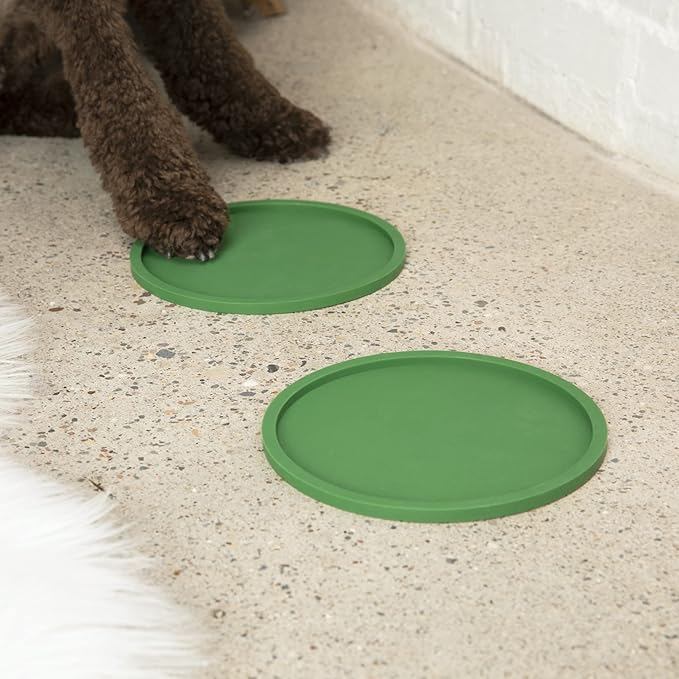 Waggo Habit Silicone Dog Placemat – Set of 2 Modern Heavyweight Silicone Dog - Image 5