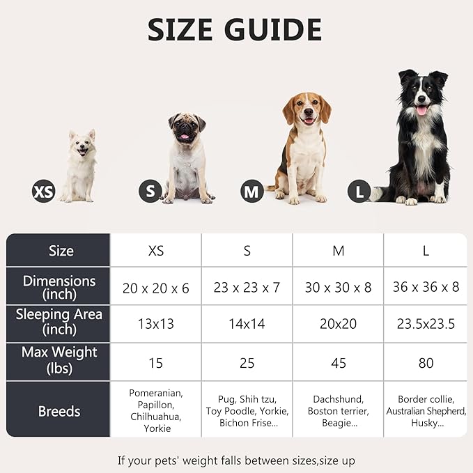 MIXJOY Orthopedic Dog Bed Comfortable Donut Cuddler Round Pet Beds Ultra Soft - Image 6