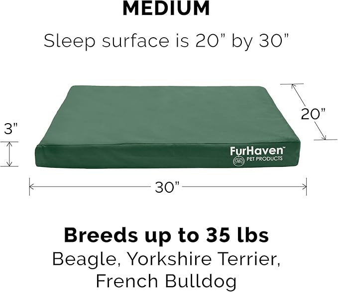 Furhaven Indoor/Outdoor Logo Oxford Polycanvas Mattress - Image 2