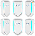 6Pack Air Ionizer Plug In, Filterless Home Negative Air Purifier, Quiet Air by QWUE