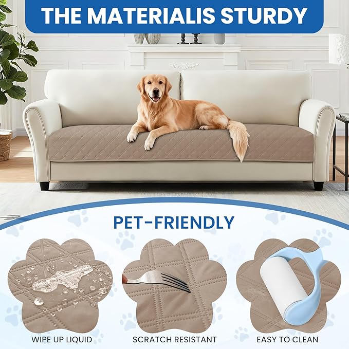 Waterproof Couch Covers for Pets, Waterproof Dog Bed Cover, Anti-Slip Soft Dog - Image 6