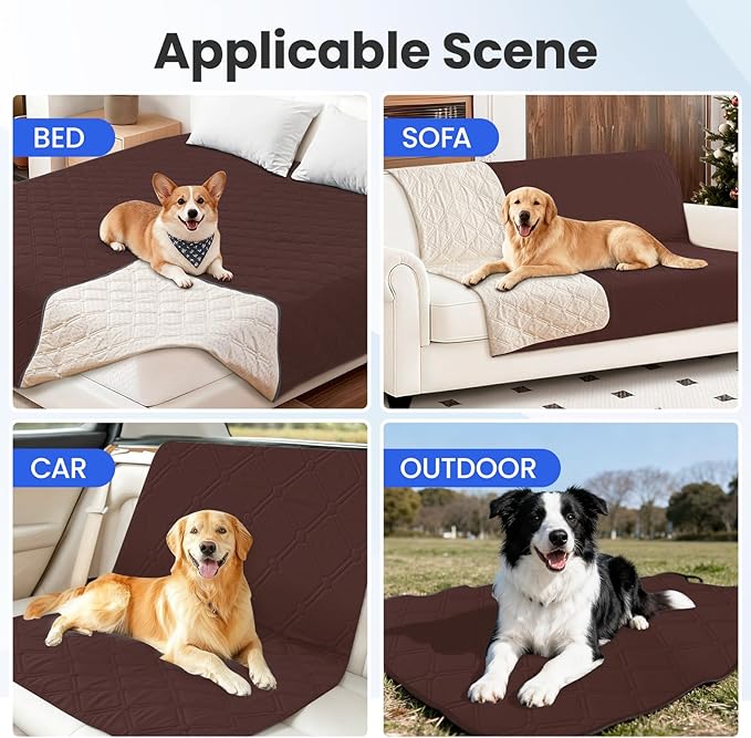 Waterproof Dog Blanket, Non-Slip Soft Pet Bed Cover, Couch Cover - Image 5