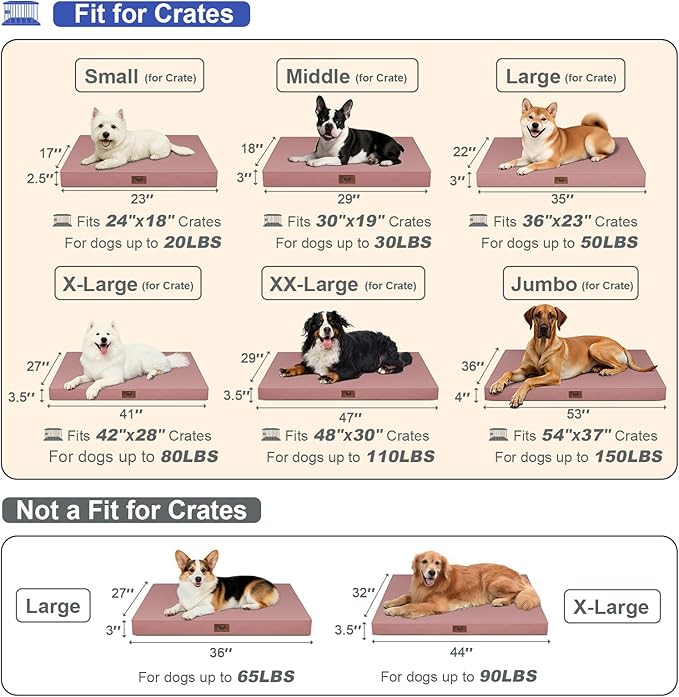 Outdoor Extra Large Dog Crate Bed, XXL Waterproof Dog Bed - Image 2