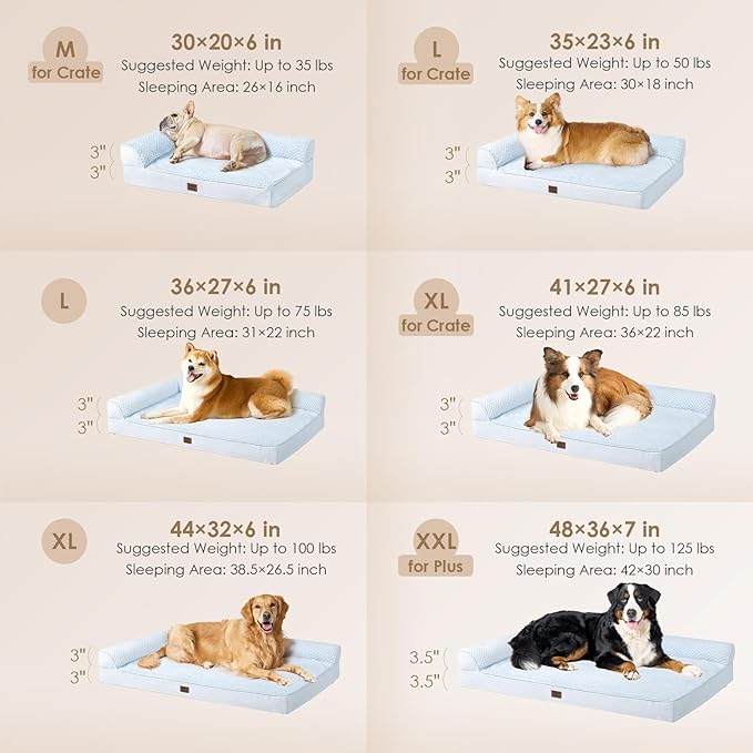 EHEYCIGA XXL Dog Bed Memory Foam, Orthopedic Giant Dog Bed Jumbo - Image 2