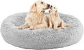Nisrada Dog Bed for Medium Large Dogs, 36 inch Calming Dogs Bed, Washable-Round by Nisrada