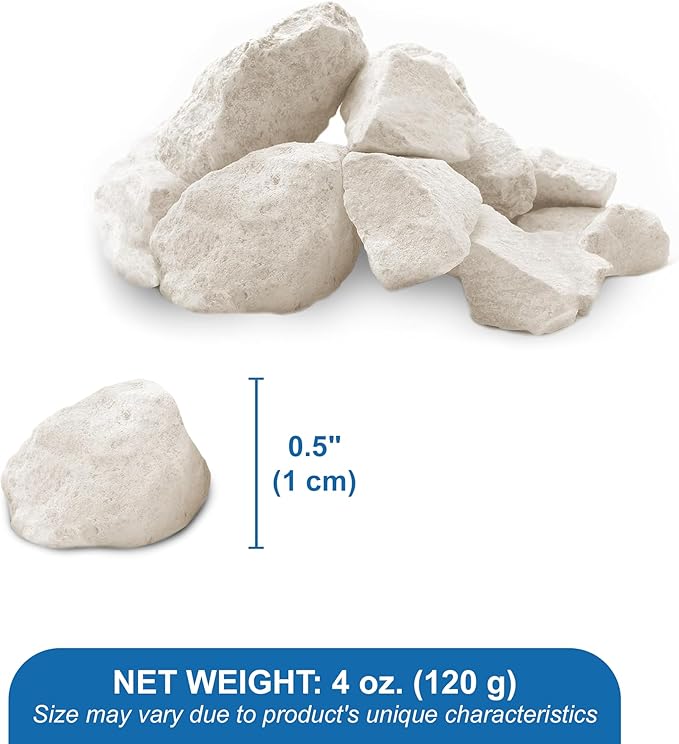 SunGrow Shrimp Rocks for Aquarium, 4-oz. Calcium Stones for Freshwater Aquarium - Image 6