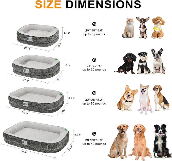 Dog Bed Medium Size Dog, Orthopedic Bed - Image 2