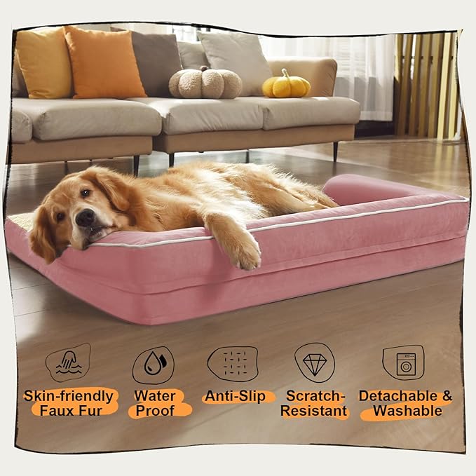 Dog Bed Medium Size Dog-Orthopedic Waterproof Bed - Image 6