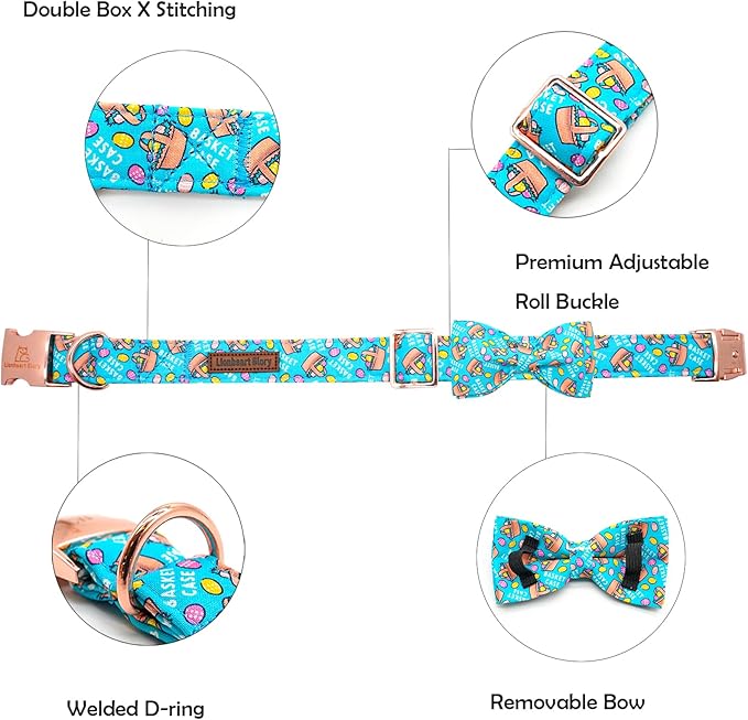 Lionheart glory Dog Bow Collar Easter Day Dog Collar - Image 2