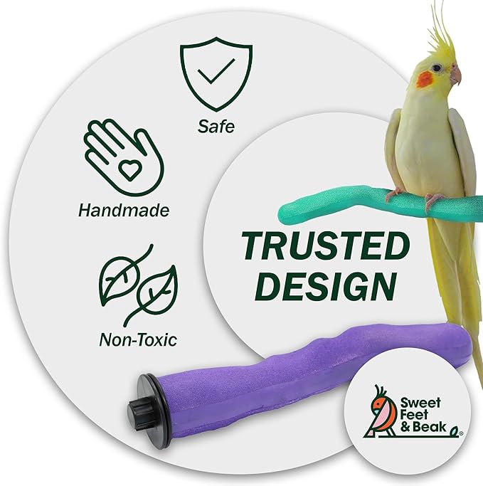 Sweet Feet and Beak Brid Cage Safety Pumice Perch - Image 4
