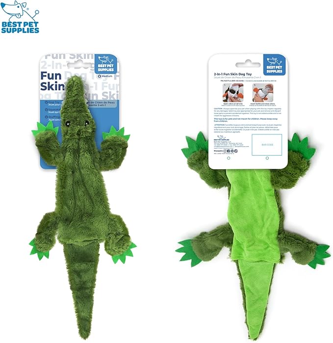 Best Pet Supplies 2-in-1 Stuffless Squeaky Dog Toys - Image 4