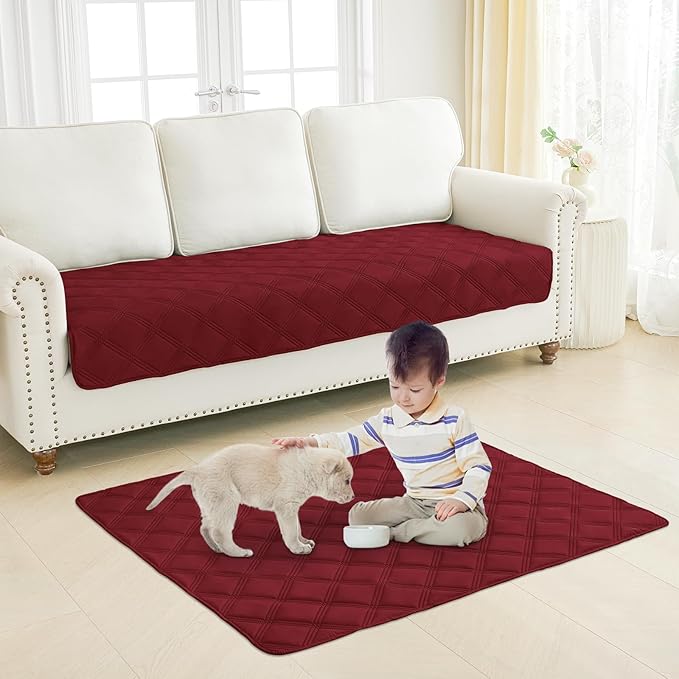Smiry Waterproof Dog Bed Cover Blanket 40x80, Soft Reversible Pet Blanket - Image 7