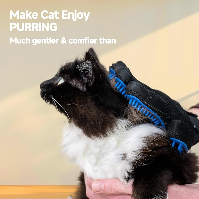 5-in-1 Pet Grooming Kit: Deshedding Rake, Nail Clipper, Grooming Gloves & - Image 5