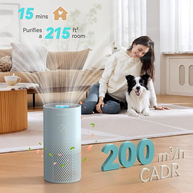 Afloia Air Purifier for Bedroom and Pets Home up to 1780 Ft², 5-in-1 HEPA - Image 2