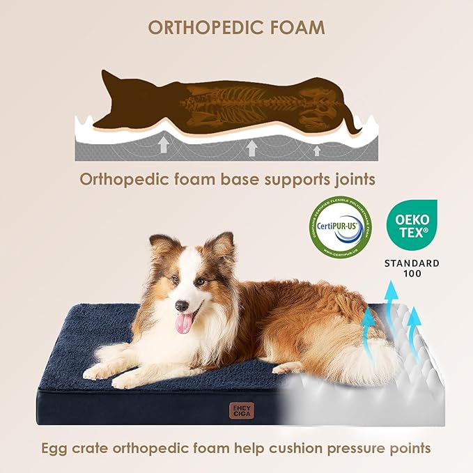 EHEYCIGA Orthopedic Dog Beds for Large Dogs - Image 2