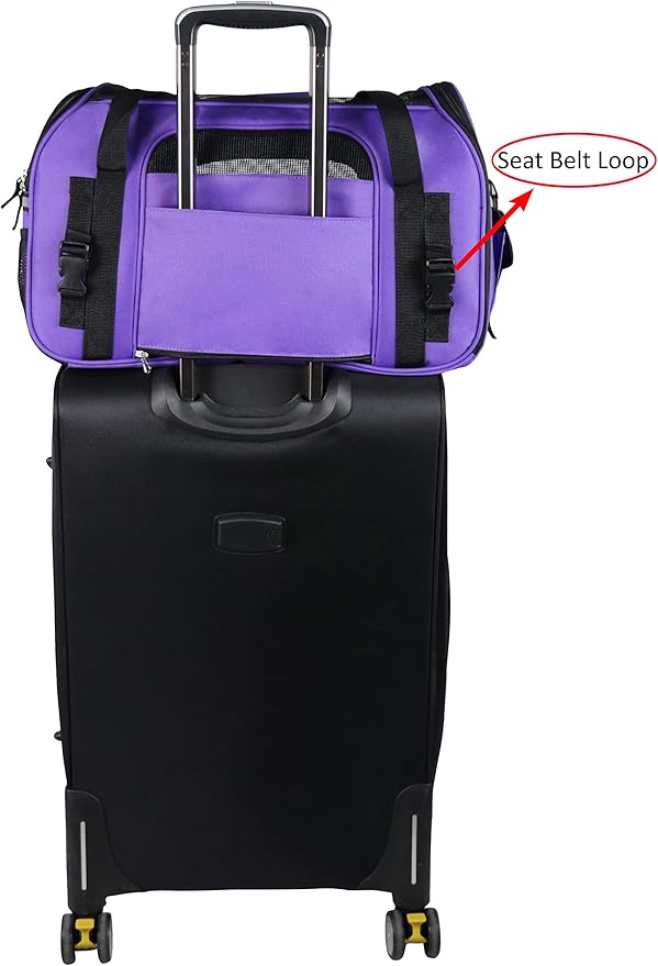 EliteField Soft Pet Carrier Soft Sided Dog Puppy Cat Carrier Travel Bag - Image 5