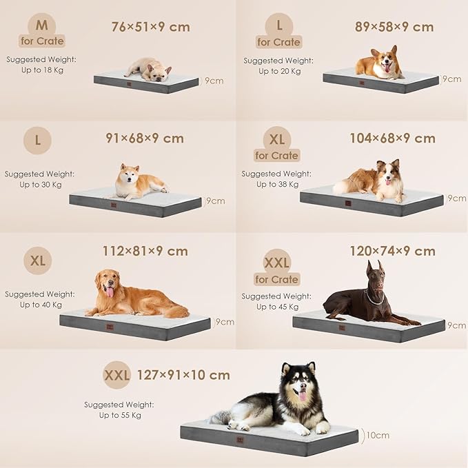 EHEYCIGA Orthopedic Dog Beds for Large Dogs - Image 2