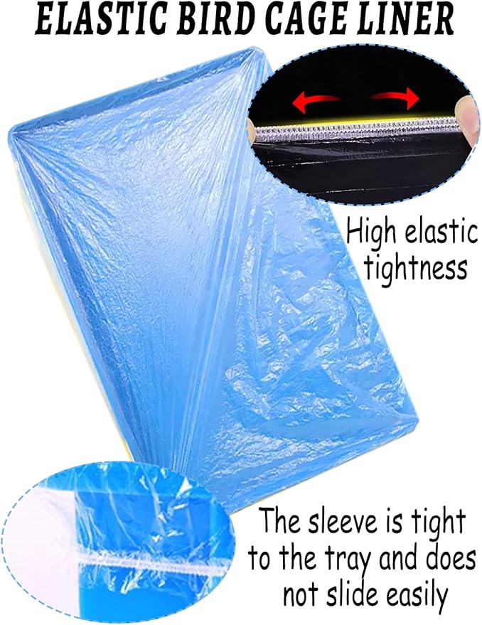 Disposable Bird Cage Liners Clear Plastic Parakeet Cage Liner Bag - Image 5