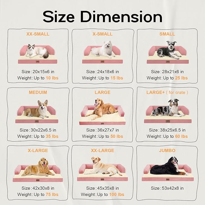 Dog Bed Medium Size Dog-Orthopedic Waterproof Bed - Image 2