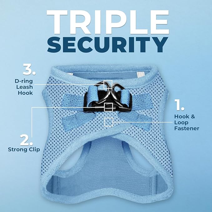 Best Pet Supplies Voyager Step-in Air All Weather Mesh Harness and Reflective - Image 3