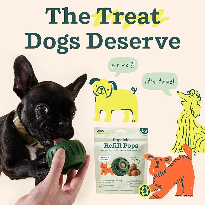WOOF Pupsicle Chicken Refill Pops, Delicious Long Lasting Dog Treats, Wholesome - Image 7