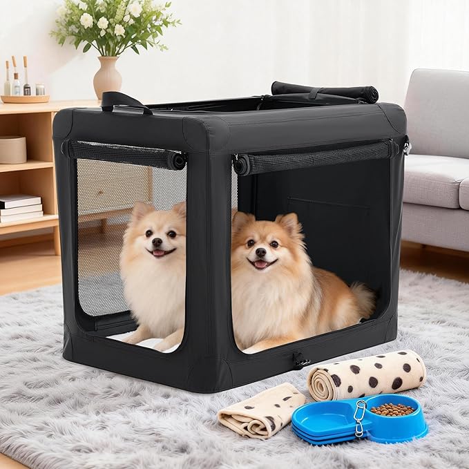 Dog Travel Crate 42 Inch, Portable Soft-Sided Travel Carriers - Image 2