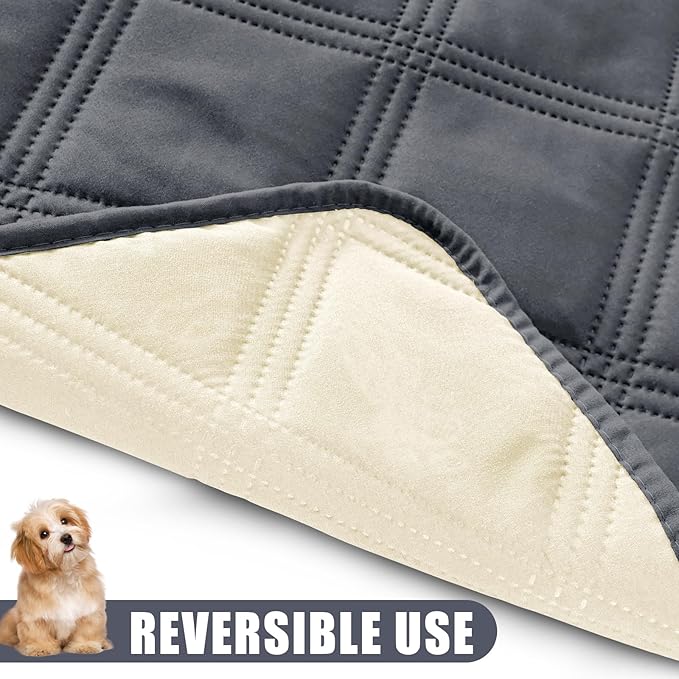 Smiry Waterproof Dog Bed Cover Blanket 68x82, Soft Reversible Pet Blanket - Image 3