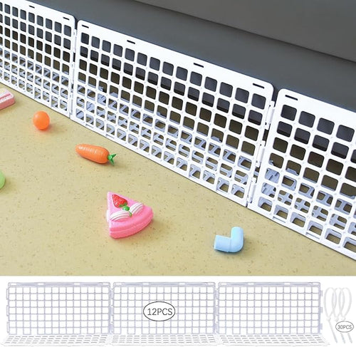 12 Pcs Under Couch Blocker for Bed Adjustable Furniture Plastic Under Bed by AIFONG