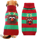 Dog Cat Christmas Sweater Boy Girl Ugly Reindeer Xmas Pet Clothes Holiday Puppy by DOGGYZSTYLE