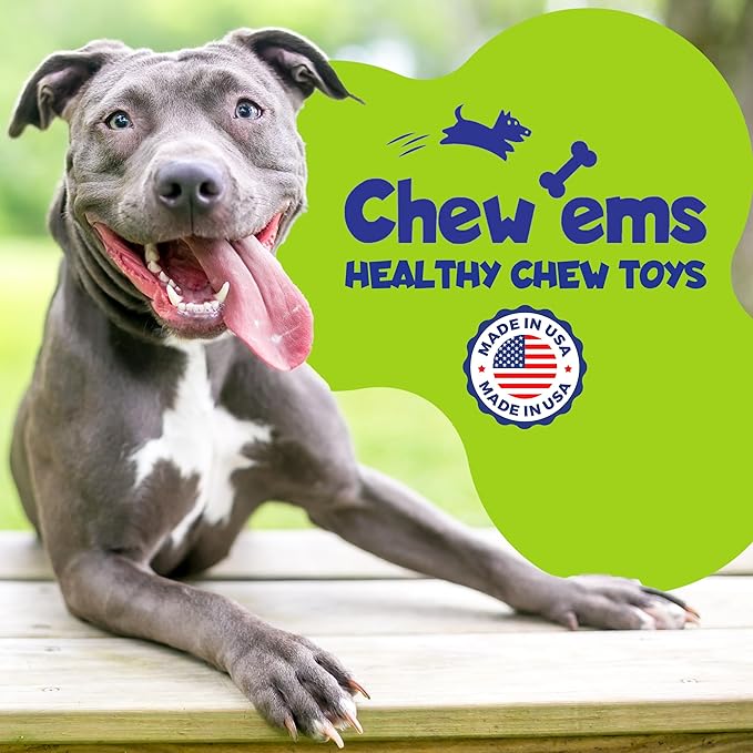 Chew’EMS X Bone Dog Chew Toy for Aggressive Chewers – Long-Lasting Chicken - Image 6