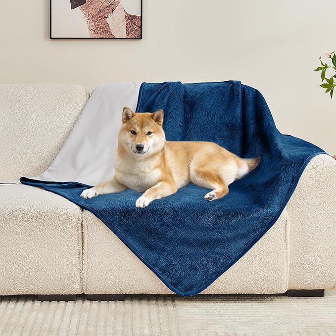 Waterproof Blanket 80"x90" for Adults, Reversible Waterproof Bed Cover for Dogs - Image 6