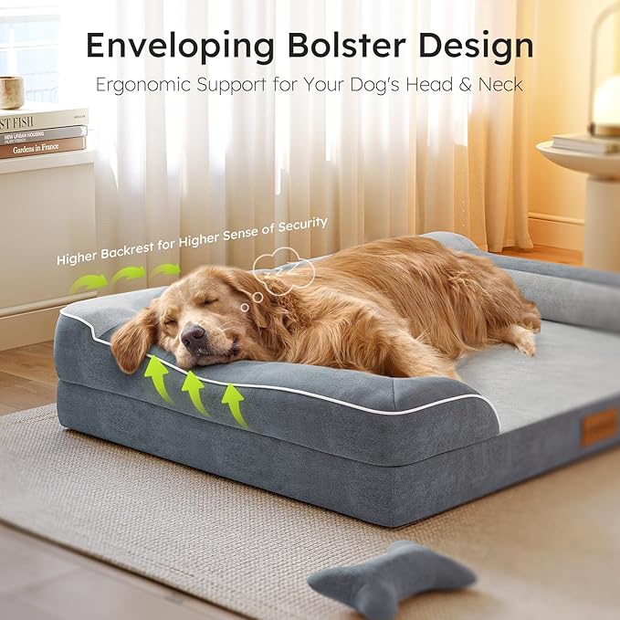 Dog Beds for Large Dogs, Orthopedic Dog Bed - Image 4