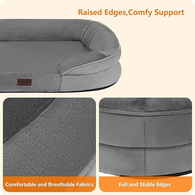 Dwanton Orthopedic Dog Bed for Extra Extra Large Dogs - Image 5