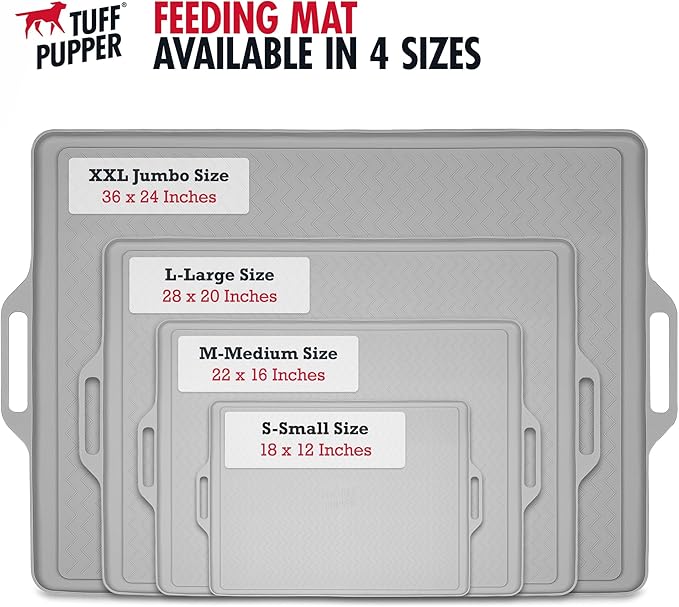 Tuff Pupper 18x12 Small Dog Feeding Mat - Image 6