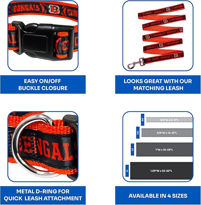 NFL Bengals Dog & Cat Collar - Image 6