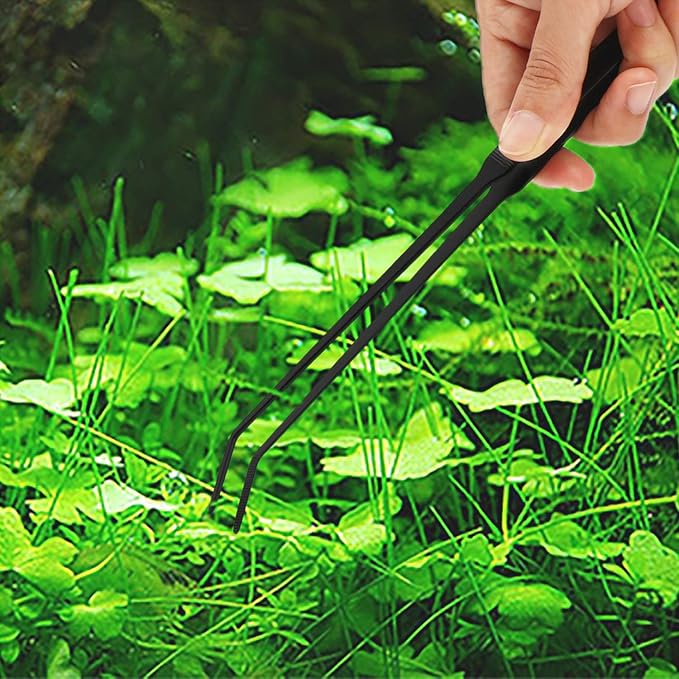 Segarty Aquarium Tools, 6 in 1 Stainless Steel Aquatic Plant Tweezers Scissor - Image 8
