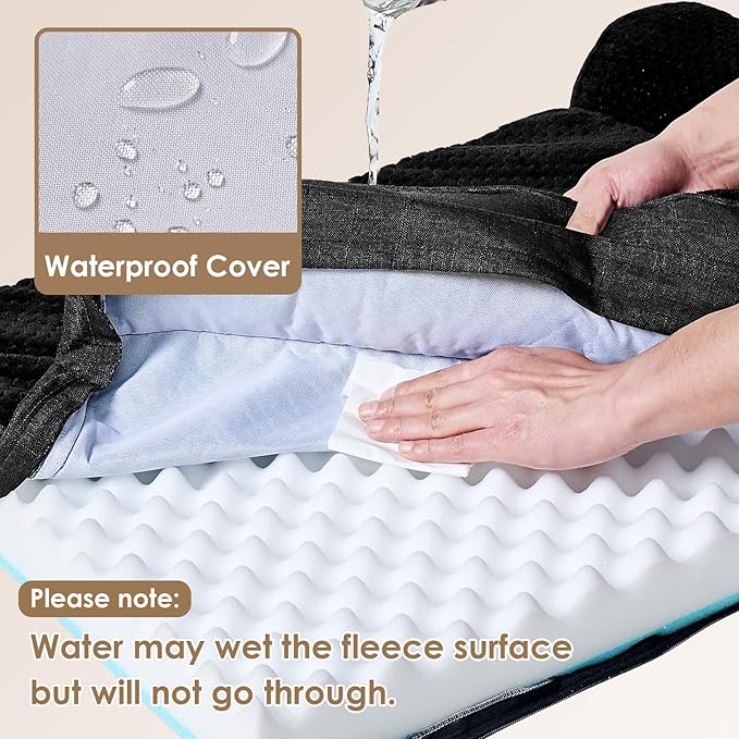 EHEYCIGA Memory Foam Dog Bed Large Size Dogs, Orthopedic Dog Bed Large - Image 3