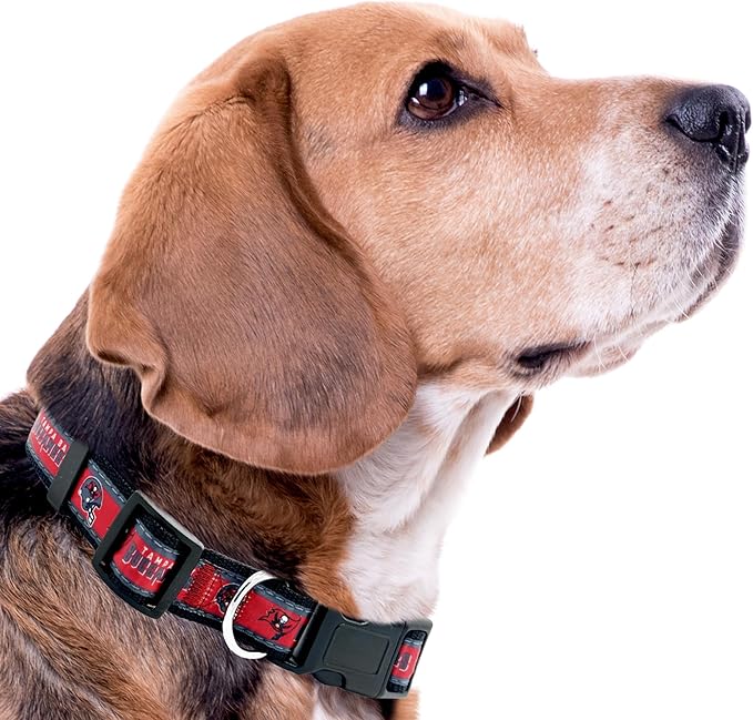 Pets First NFL Tampa Bay Buccaneers Licensed PET COLLAR, Large - Image 4